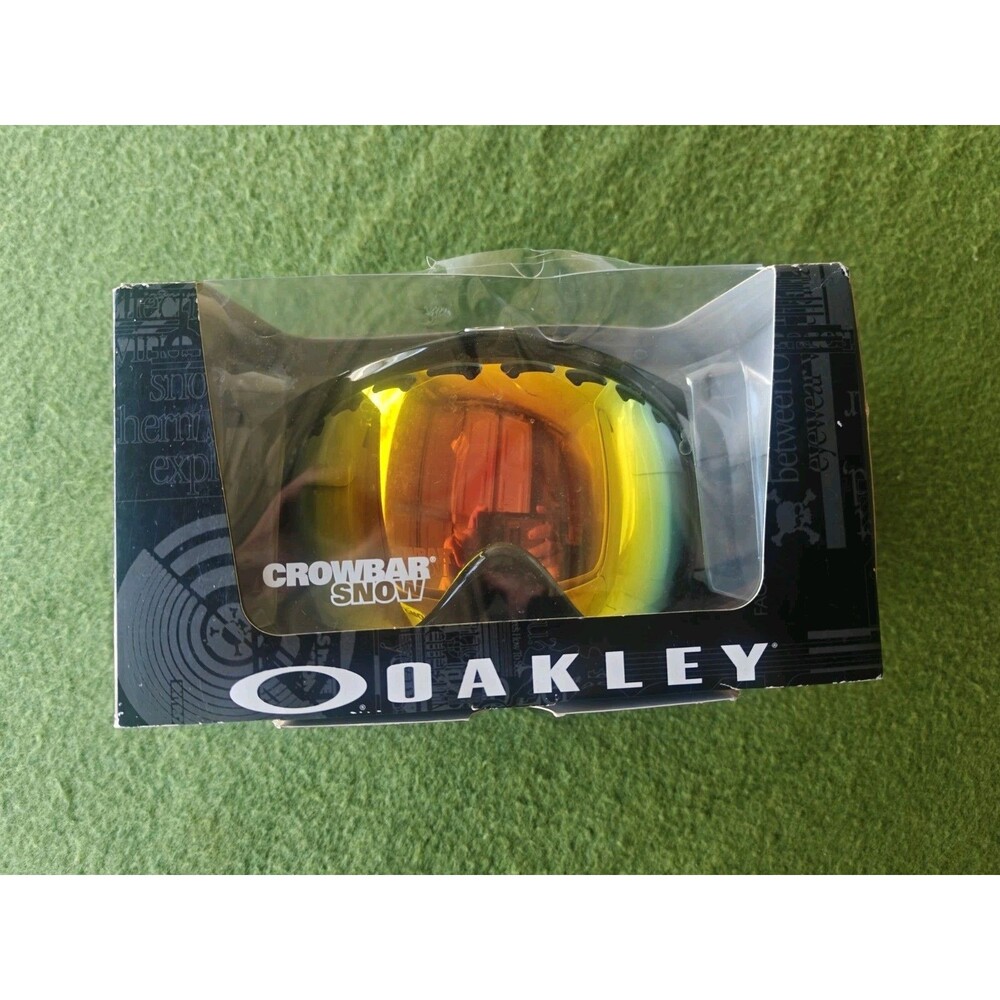 Oakley Crowbar Snow Goggle Ski Snowboard Y2K With Box.